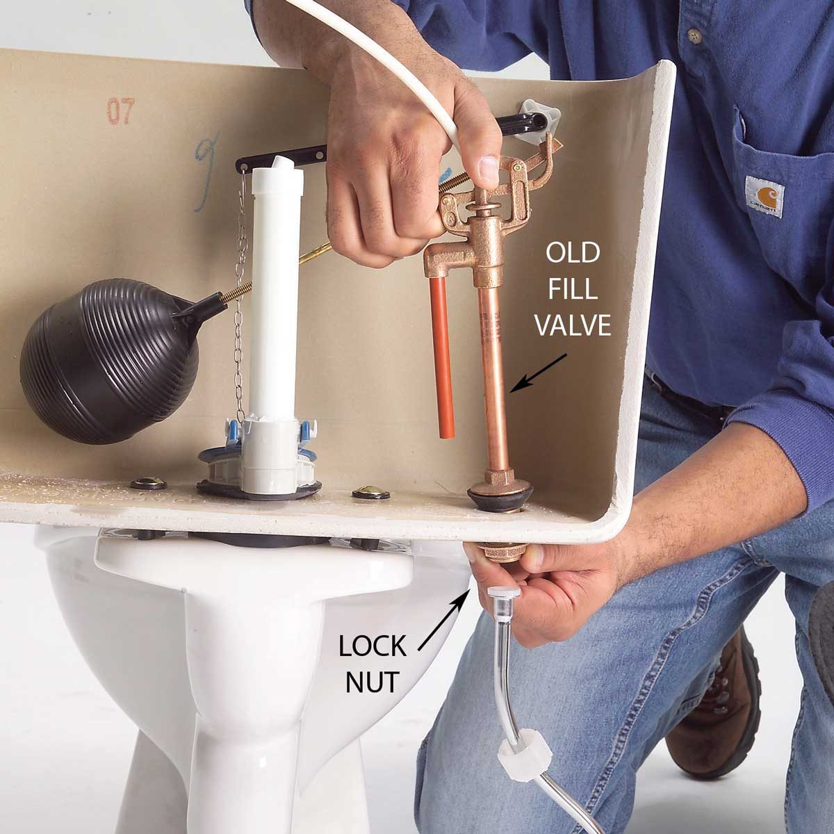 Remove the Old Flapper Valve