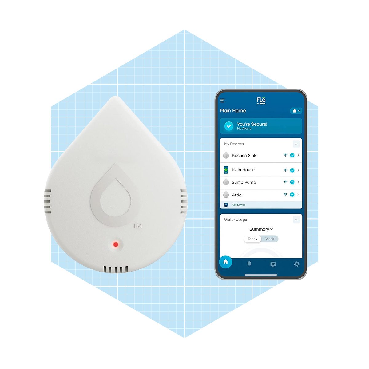 Moen Flo Smart Water Leak Detector Ecomm Amazon.com