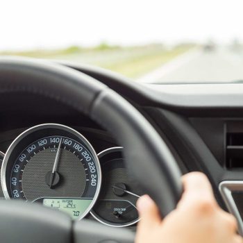 Driving a car