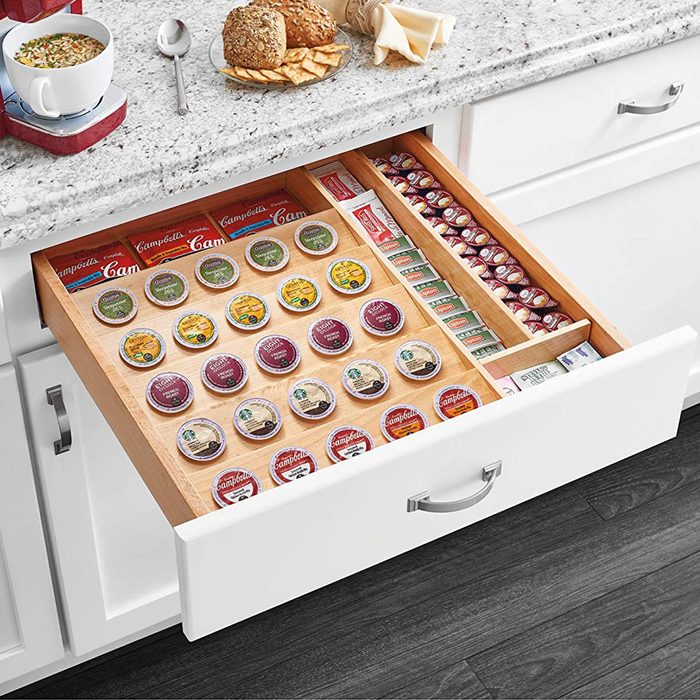 Rev A Shelf 24 Kcup 1 22 Inch K Cup Solid Wood Custom Kitchen Drawer Ecomm Amazon.com