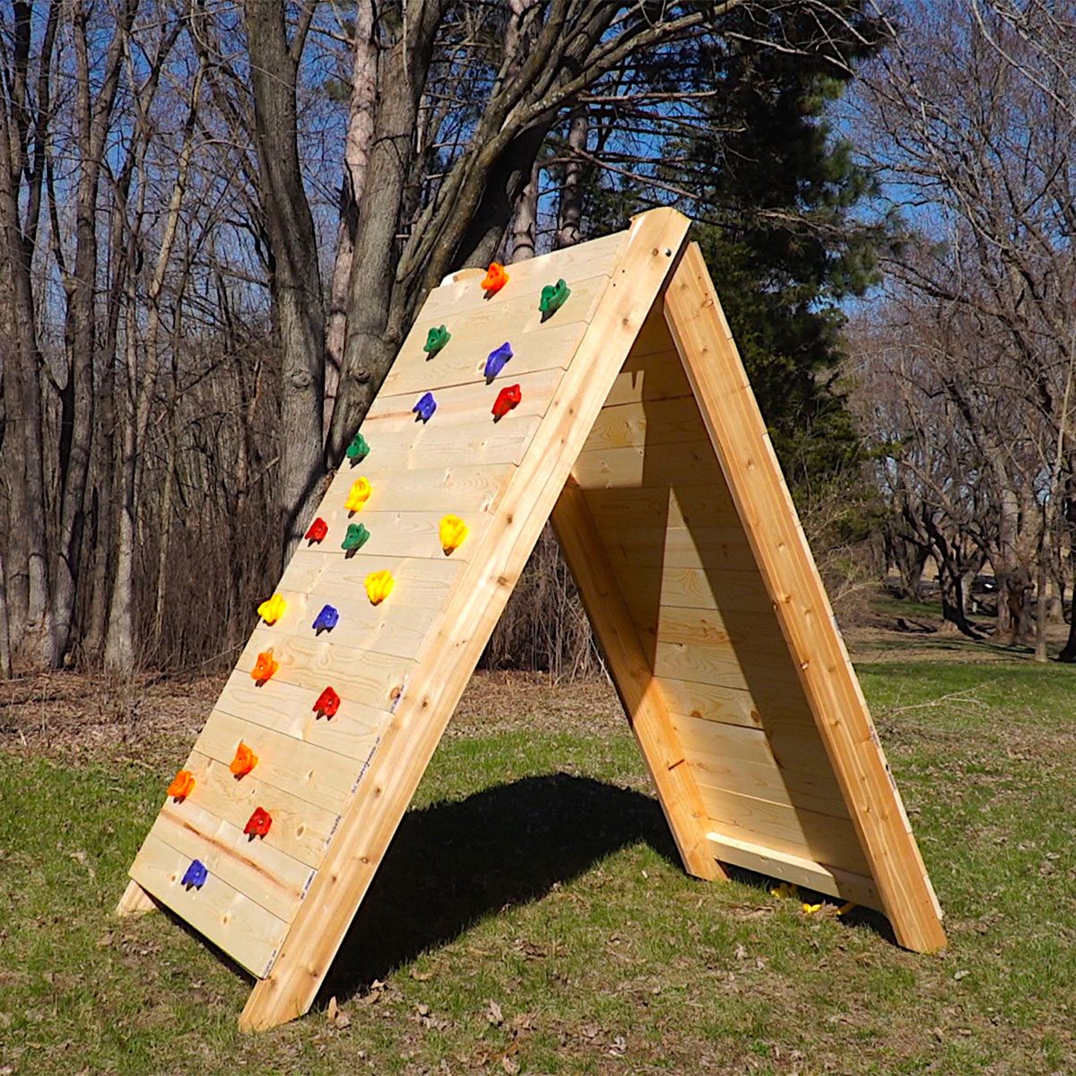 How to Build a Kids Climbing Wall