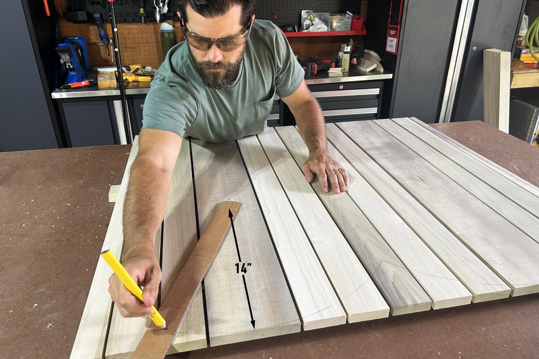 How To Build A Porch Swing Cut the top curves