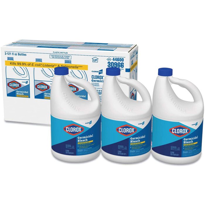 Liquid chlorine bleach