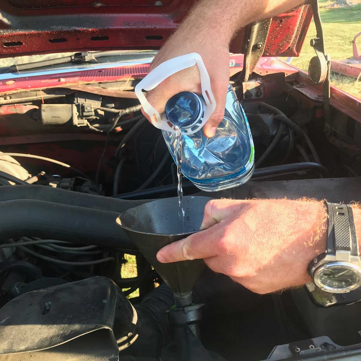 Flush the Radiator with Water