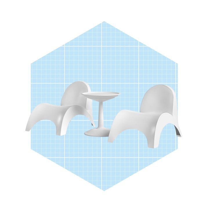 Ameswood Outdoor Chaise Lounge Set With Table