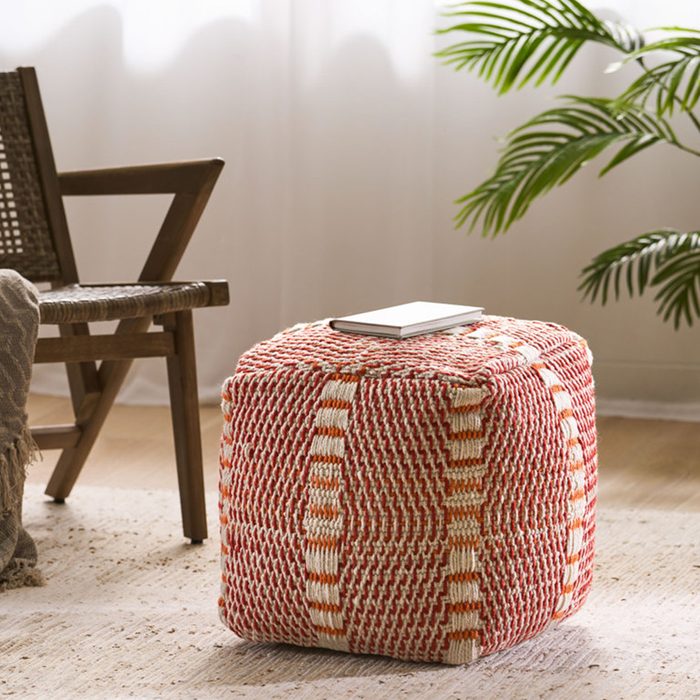 Boho Outdoor Pouf
