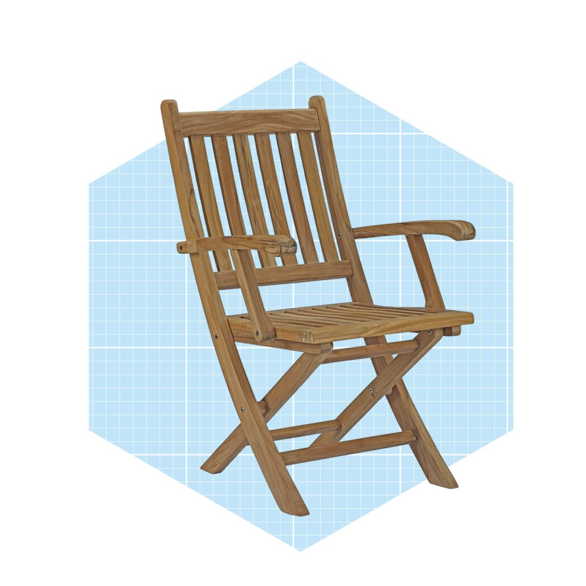 Constance Outdoor Wood Folding Chair