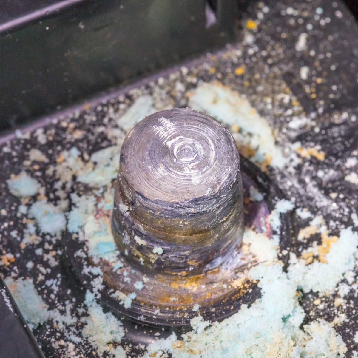 Corroded battery terminal