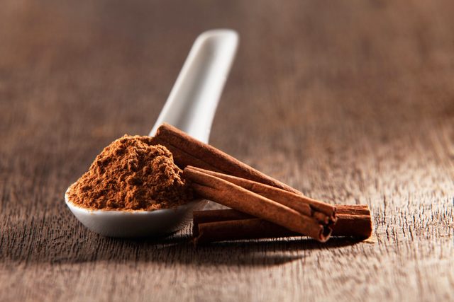 Cinnamons And Powder On Table