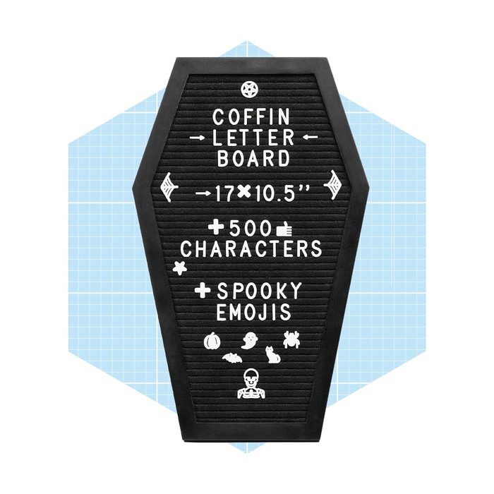 Coffin Letter Board