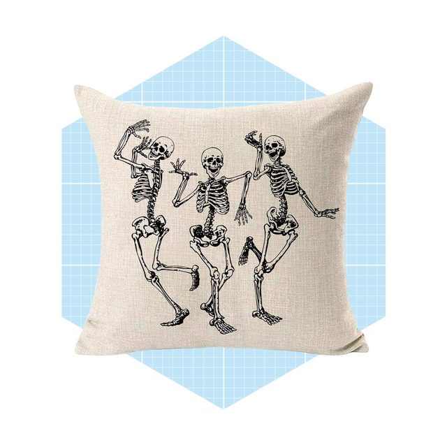 Halloween Skull Pillow Cover