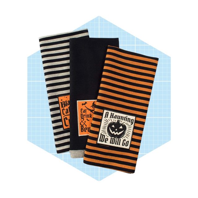 Oversized Halloween Kitchen Towels