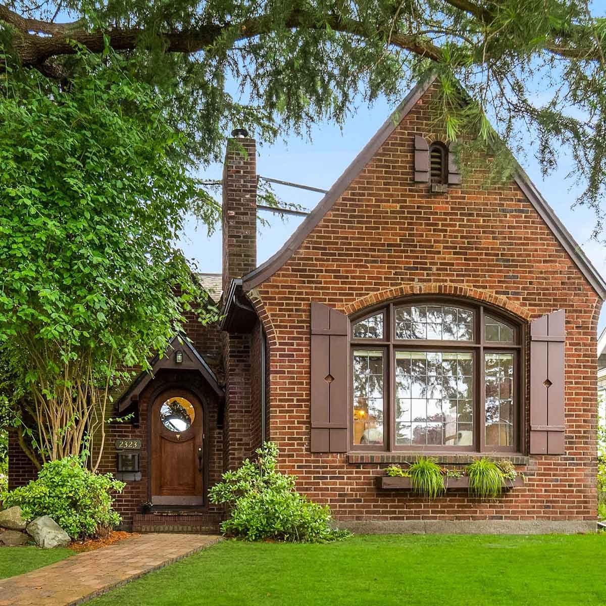 Tudor style home