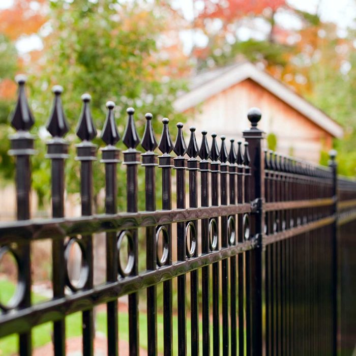 Metal fence