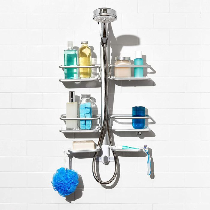 Shower head hanging basket