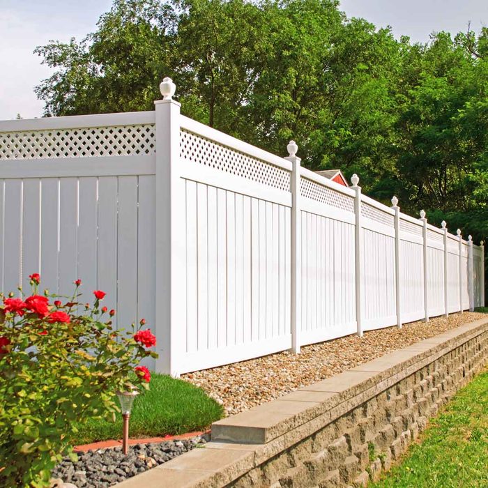 Vinyl fence