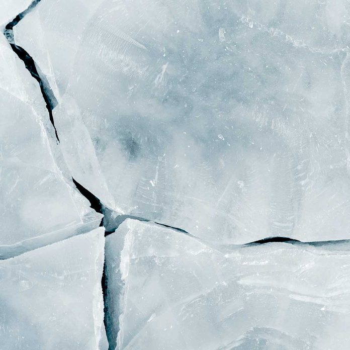 Cracked ice