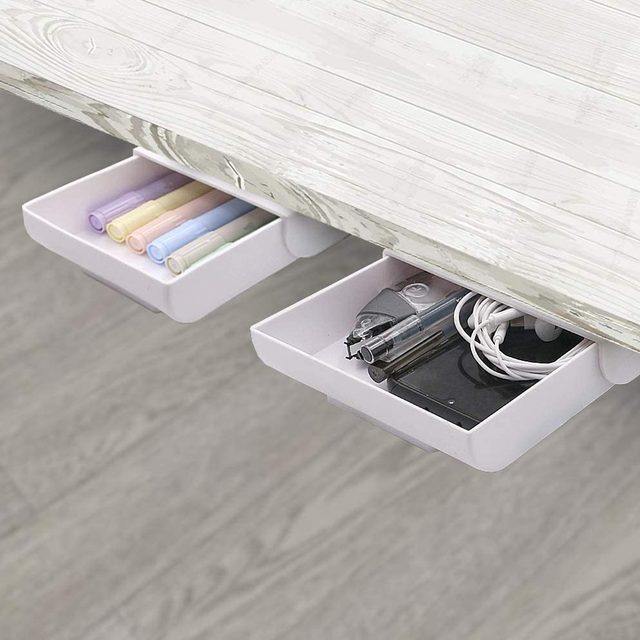 2 Pack Under Desk Drawer Organizer Ecomm Amazon.com