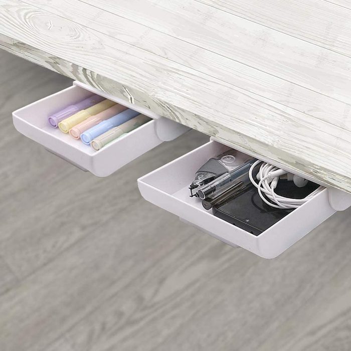 2 Pack Under Desk Drawer Organizer Ecomm Amazon.com