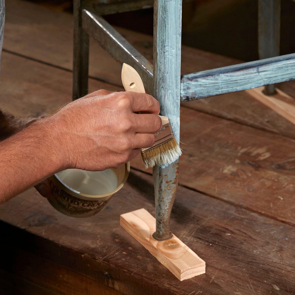 Apply Converter After Wire Brushing