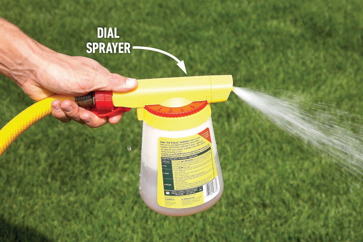 Dial sprayer