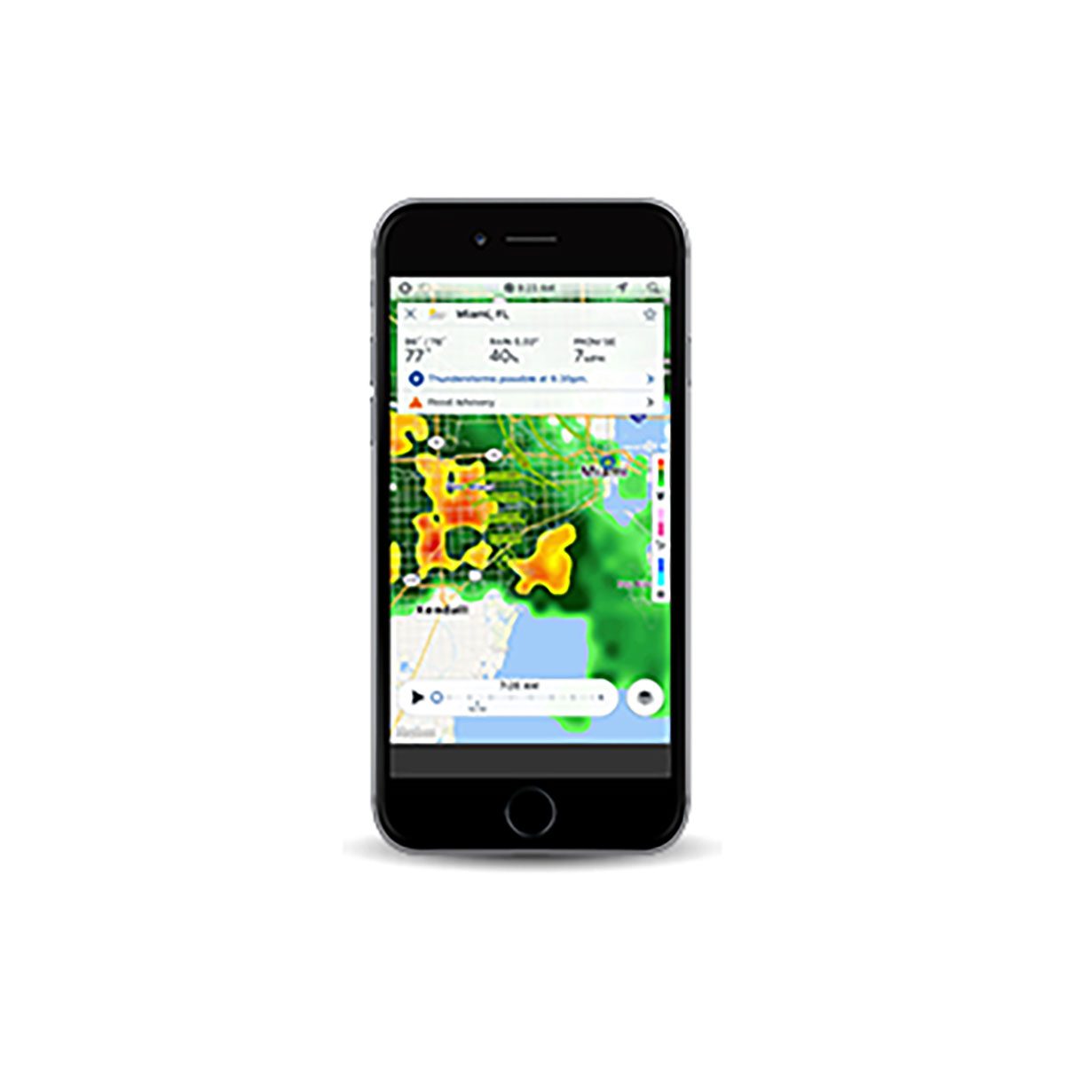 Sever weather warning app