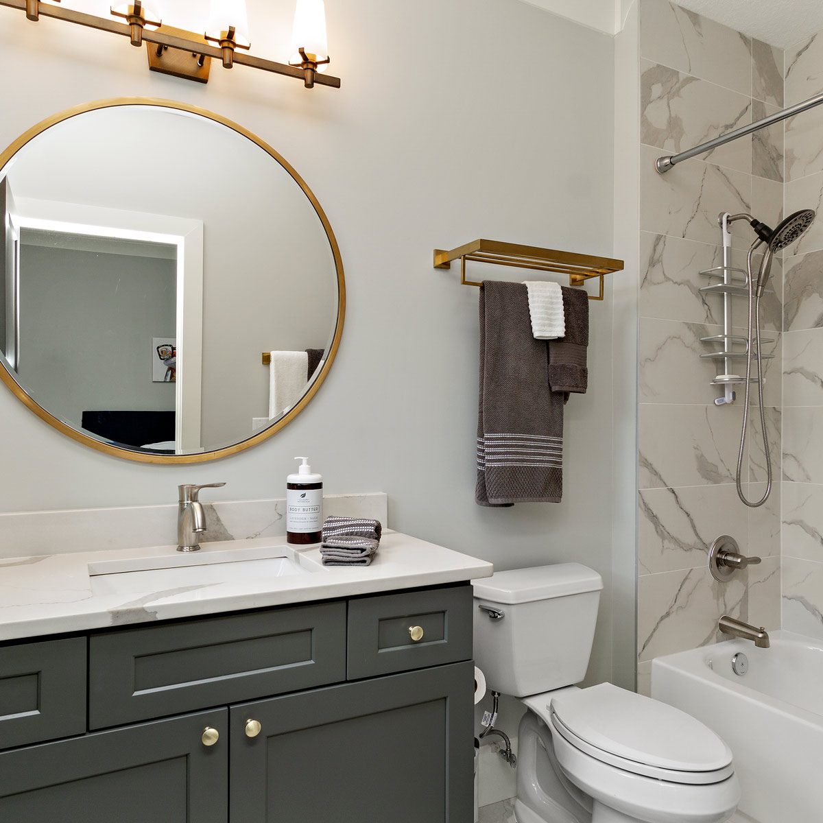 Modern bathroom interior