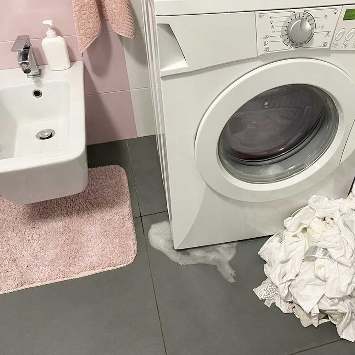 Leaking washing machine