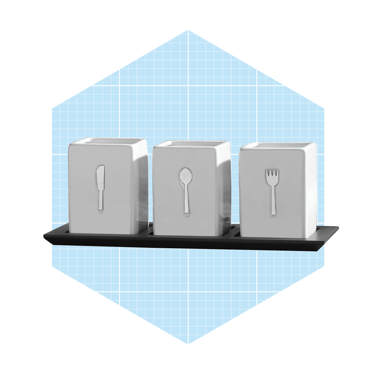 3 Piece Flatware Caddy Set Ecomm Via Wayfair.com