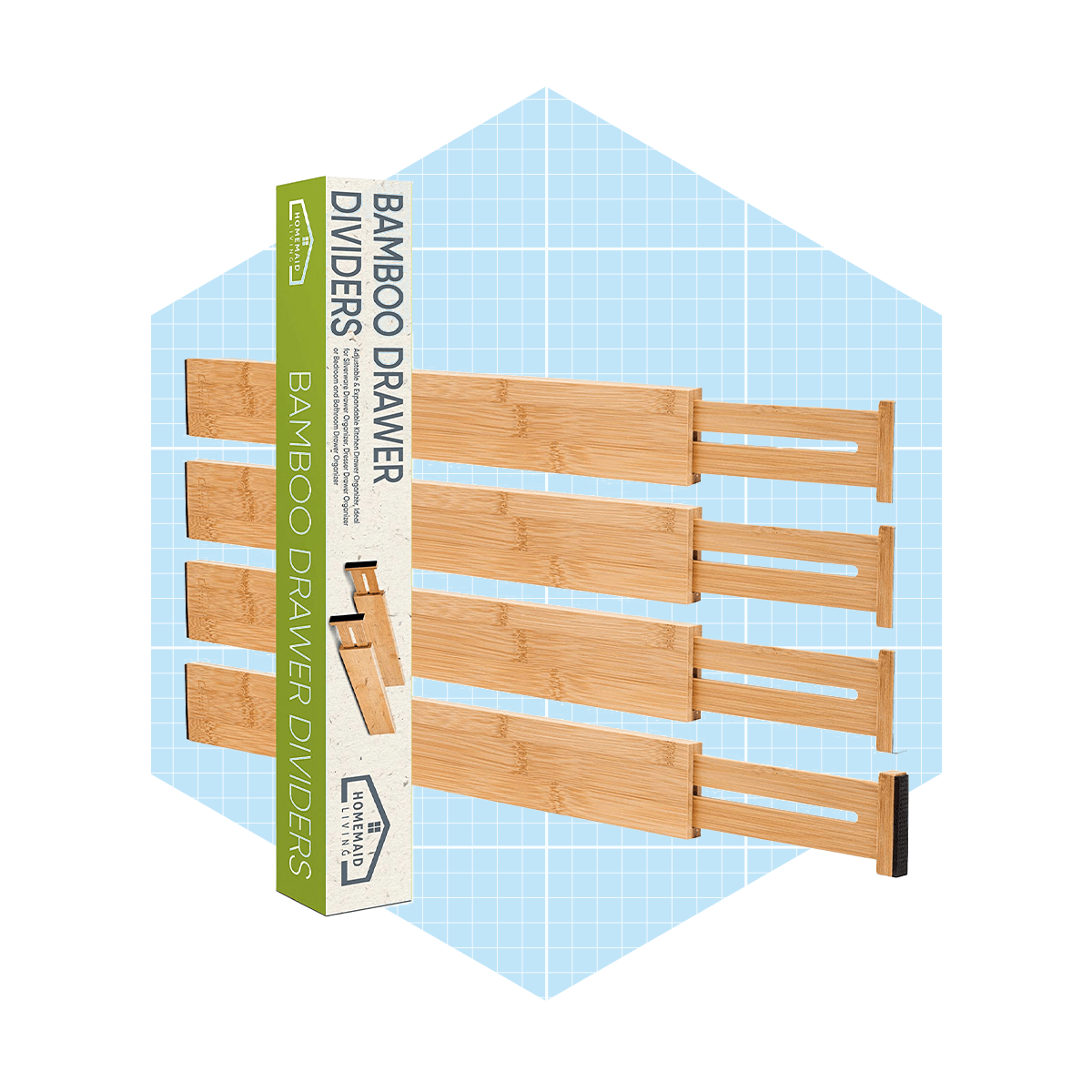 Bamboo Drawer Dividers Kitchen Organizer Ecomm Via Amazon.com