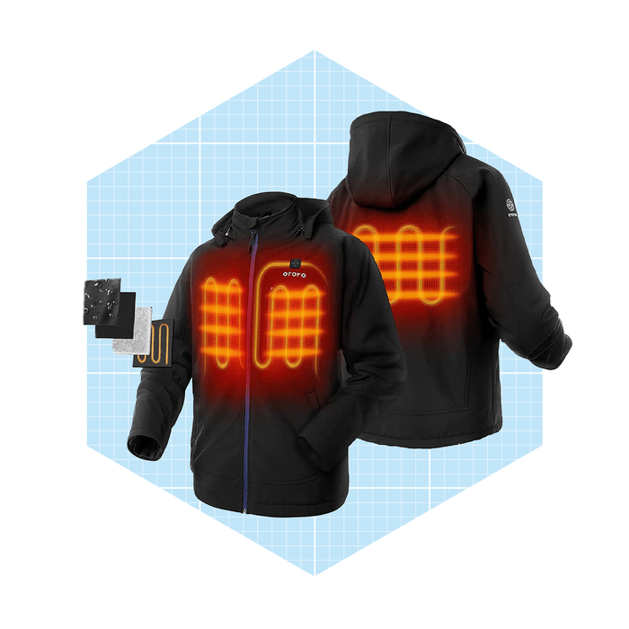 Ororo Mens Soft Shell Heated Jacket Ecomm Via Amazon.com