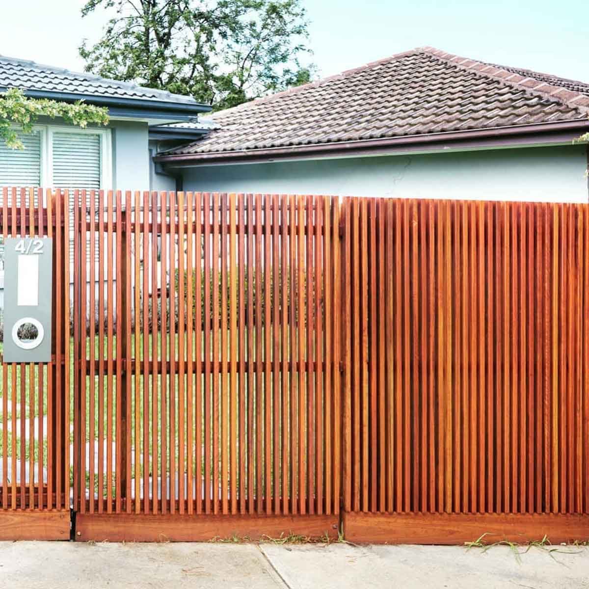 wood fence