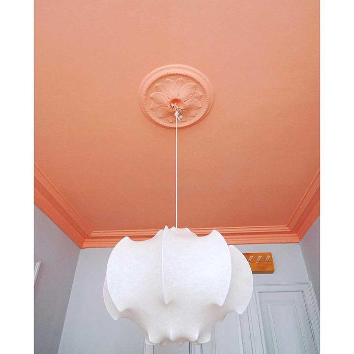peach ceiling paint