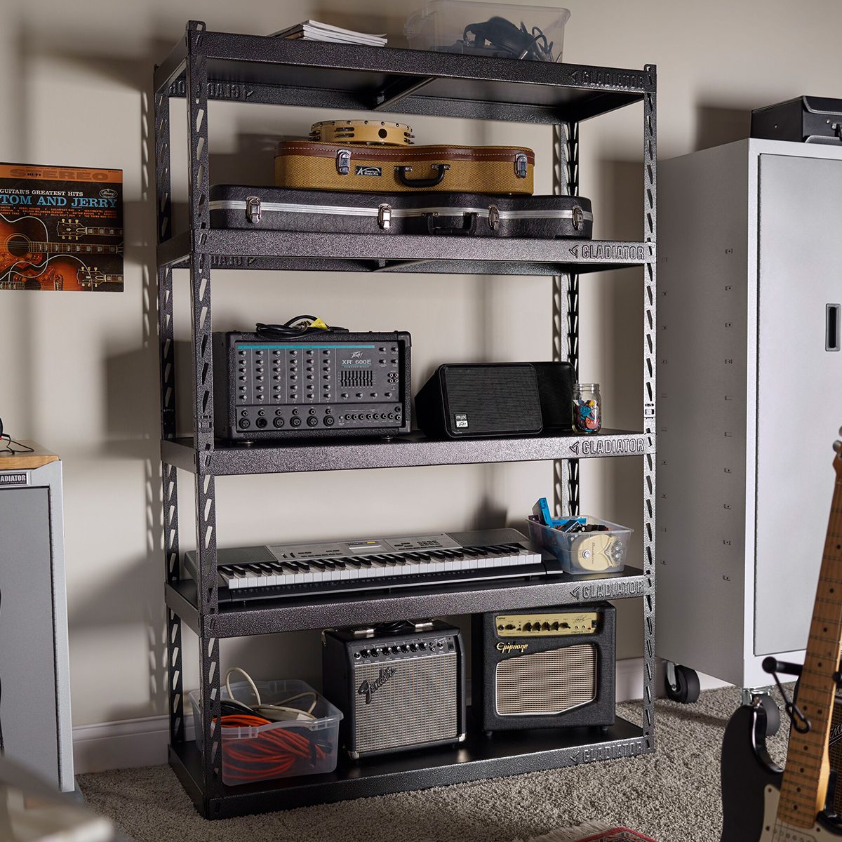 15 Industrial Storage Racks For Organizing Your Garage