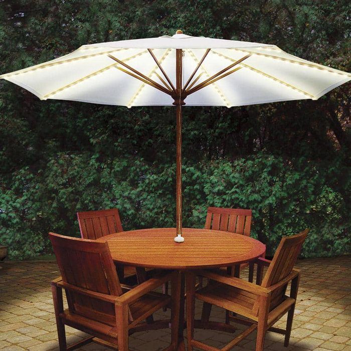 Patio Umbrella With Lights Ecomm Homedepot.com