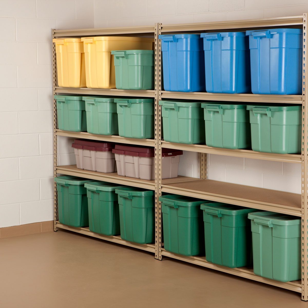 Basement Storage Totes