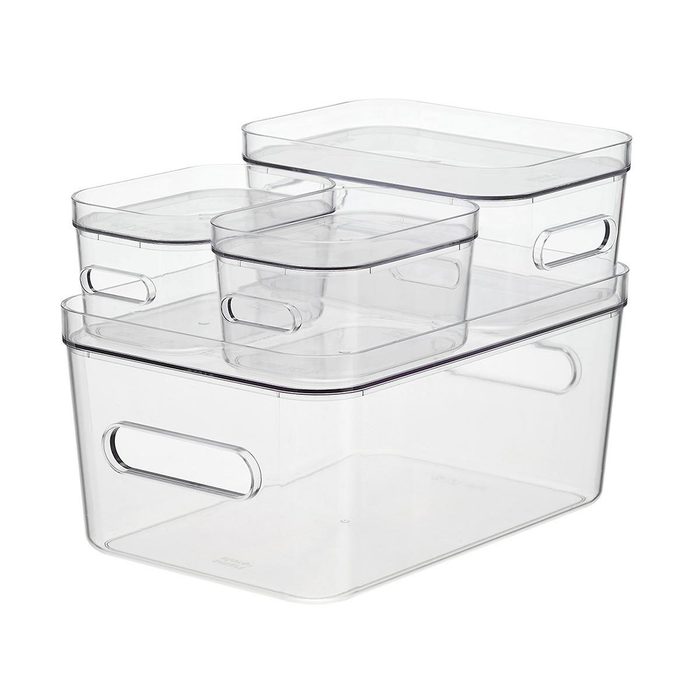 Clear Stacking Bins