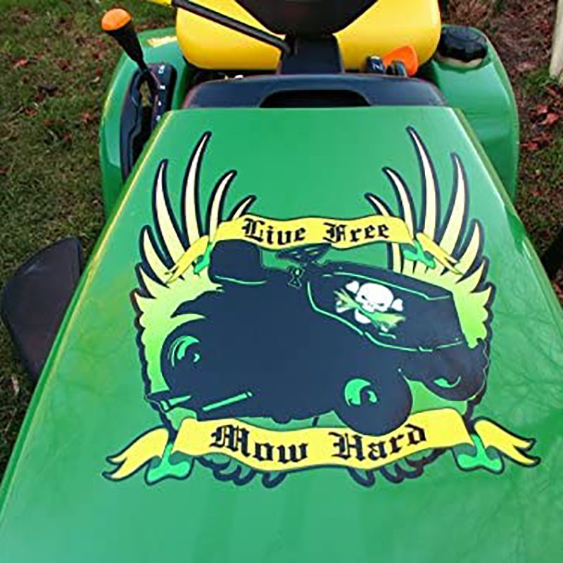 Lawn Mower Decal 