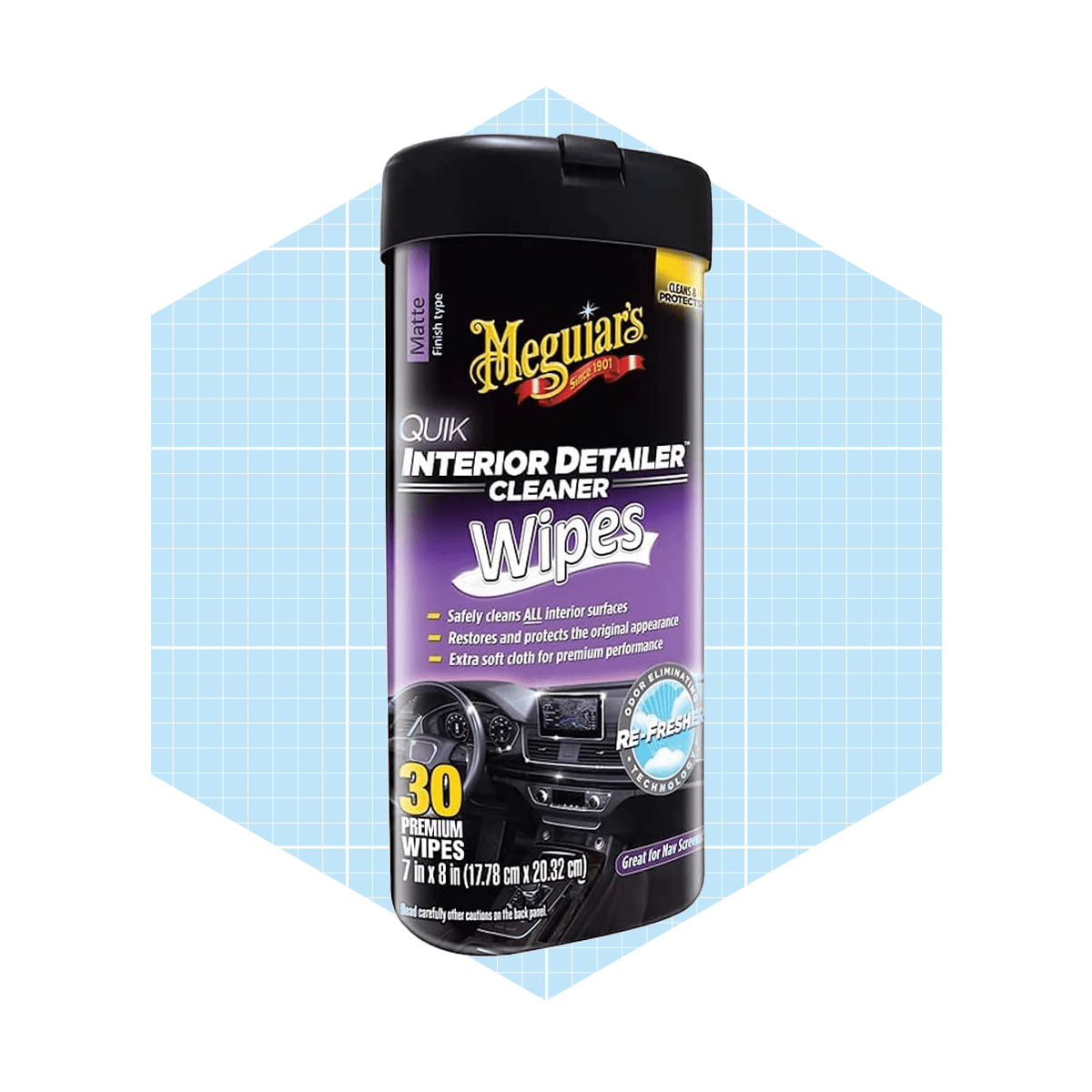 Meguiars Quik Interior Detailer Cleaner Wipes Ecomm Via Amazon.com