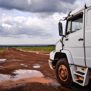 Gravel Road Truck