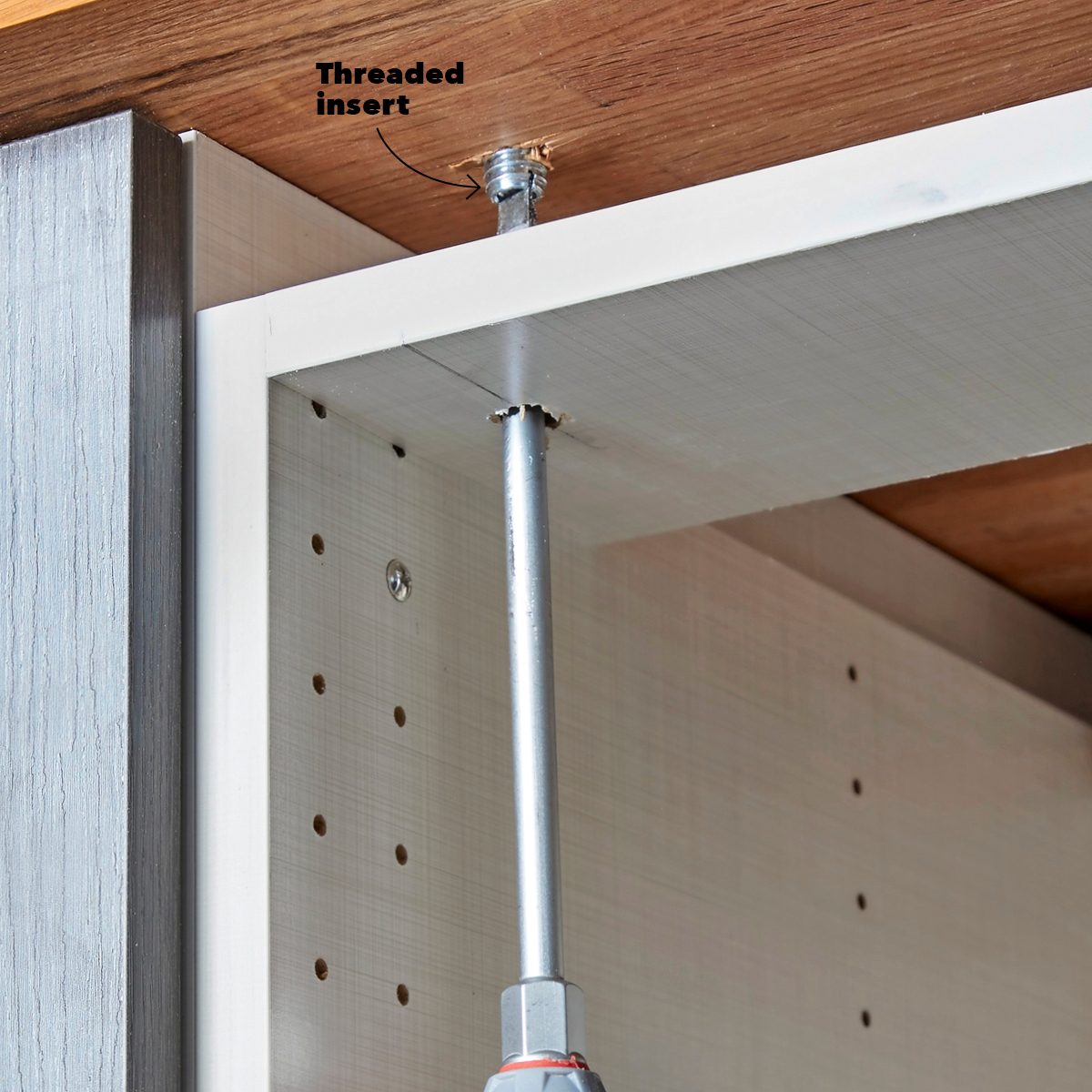 Install the insert