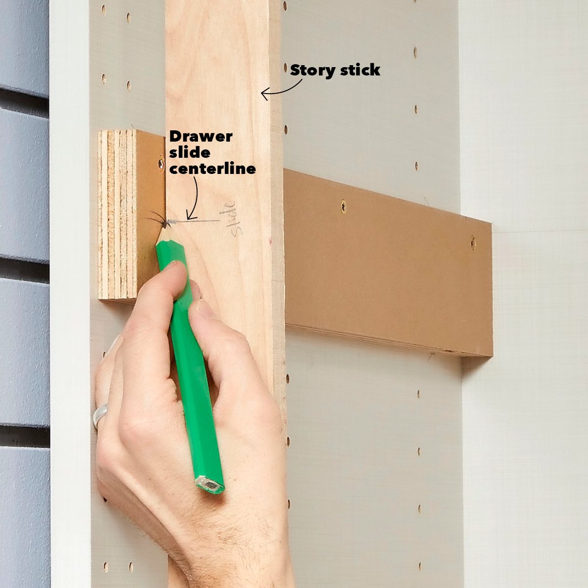 Transfer Slide Marks to Spacers