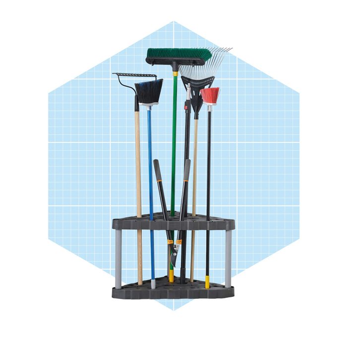 Rubbermaid Corner Tool Tower Rack