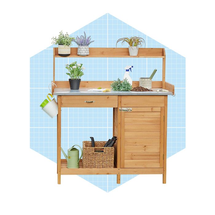 Yaheetech Garden Potting Work Bench