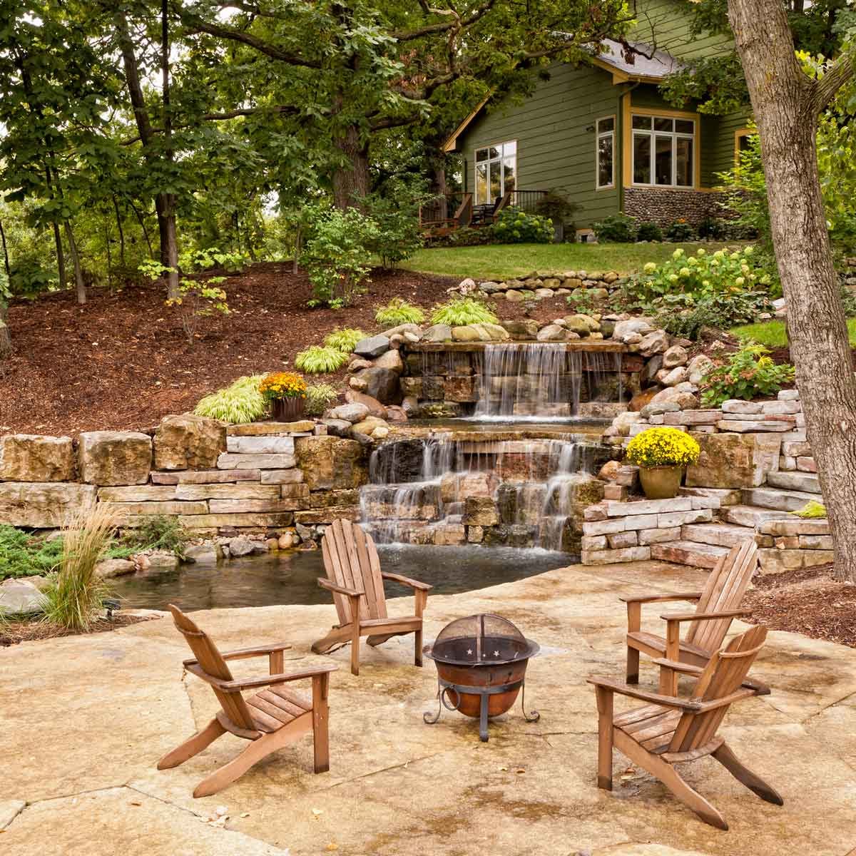 Backyard Waterfall 