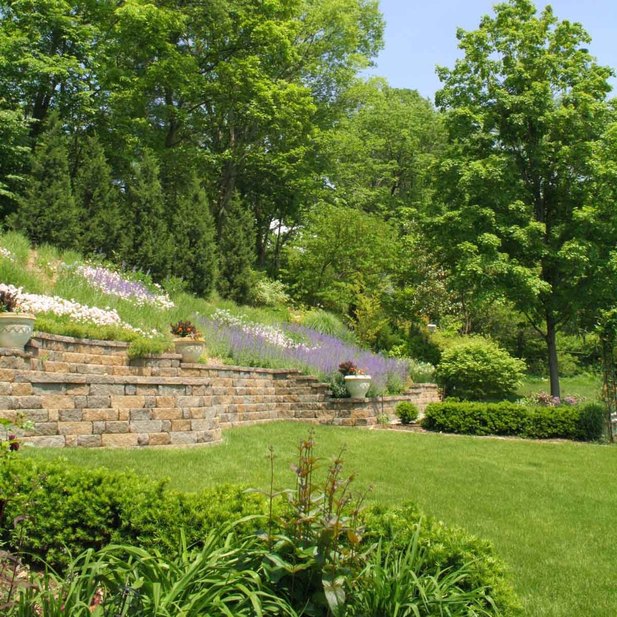 Hillside Retaining Wall