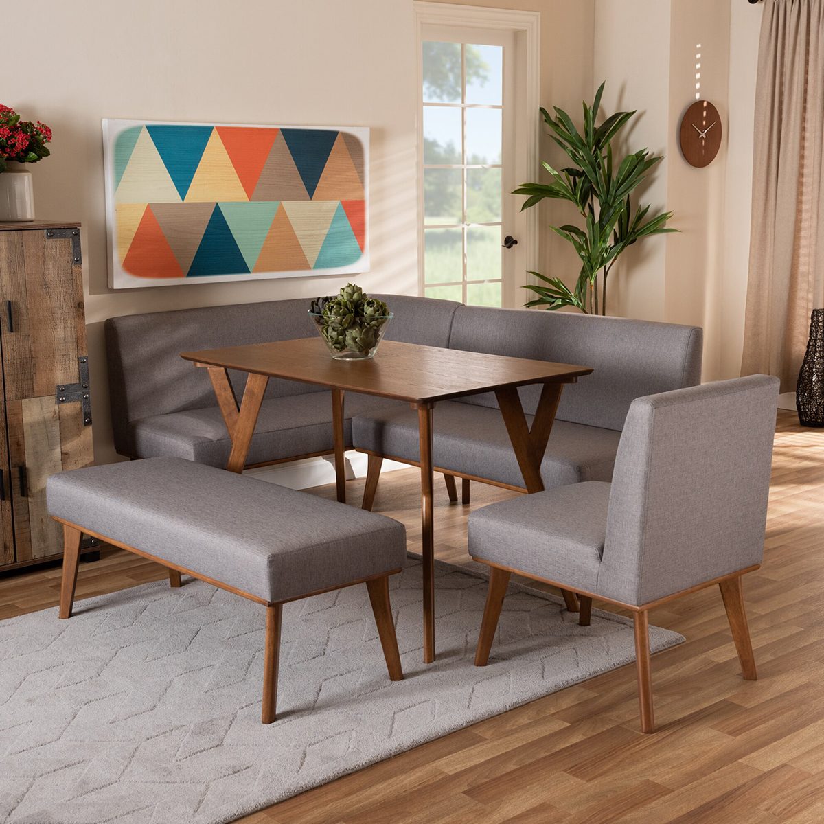 Extendable Corner Dining Set