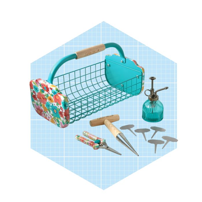 Gardening Tool Set With Basket