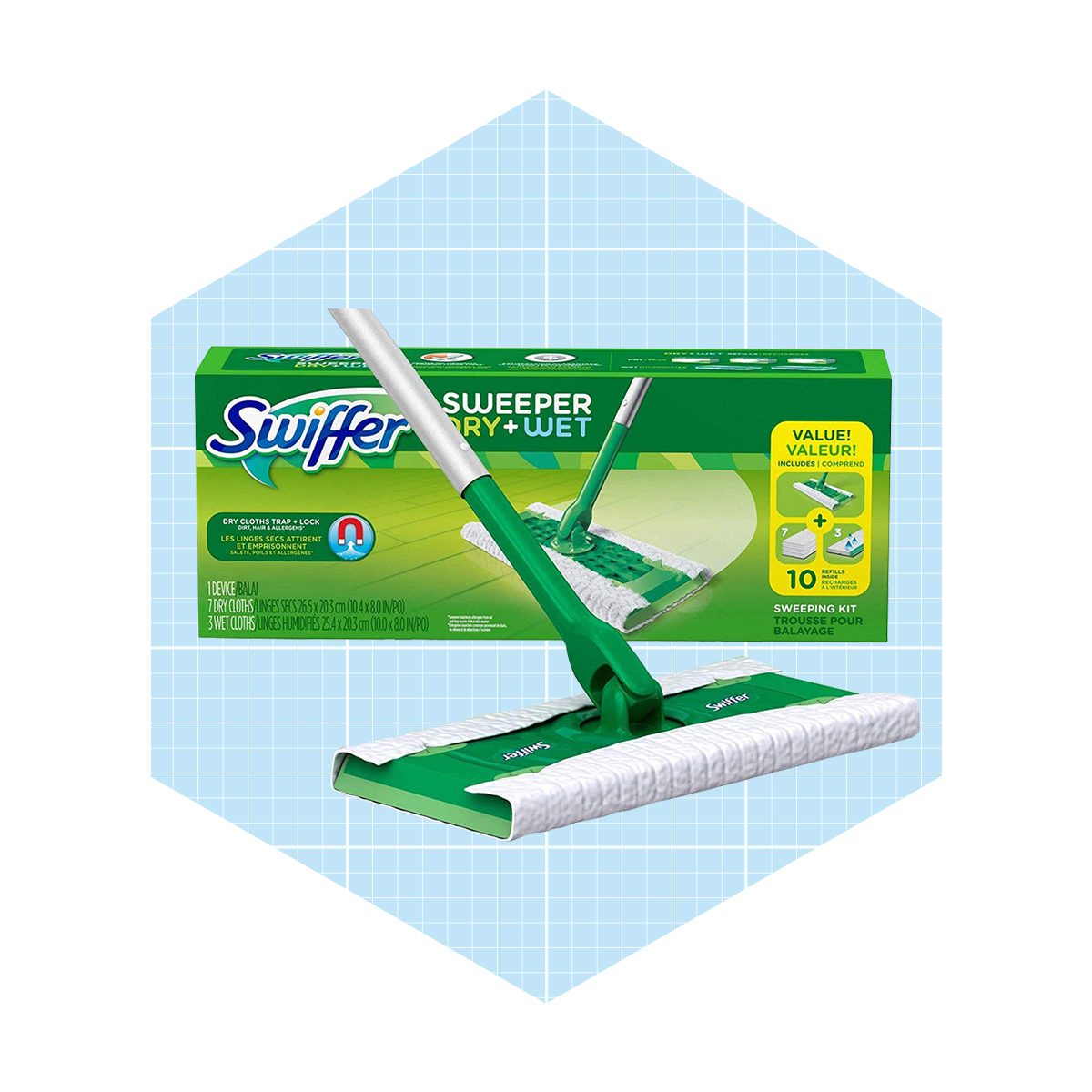 Swiffer Sweeper Dry And Wet Floor Cleaning Starter Kit