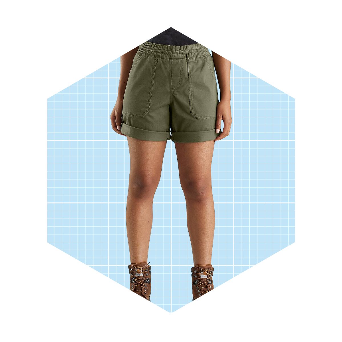 Women's Rugged Flex Relaxed Fit Twill Work Short Ecomm Carhartt.com